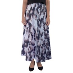 Pattern Wallpaper Organization Flared Maxi Skirt by Celenk