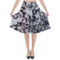 Pattern Wallpaper Organization Flared Midi Skirt by Celenk