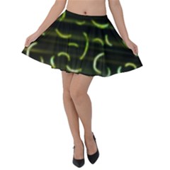 Abstract Dark Blur Texture Velvet Skater Skirt by dflcprints