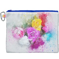 Flowers Bouquet Art Abstract Canvas Cosmetic Bag (xxxl) by Celenk