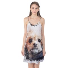 Dog Animal Pet Art Abstract Camis Nightgown by Celenk