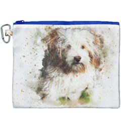 Dog Animal Pet Art Abstract Canvas Cosmetic Bag (xxxl)