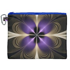 Fractal Glow Flowing Fantasy Canvas Cosmetic Bag (xxl) by Celenk