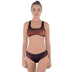 Ombre Criss Cross Bikini Set by ValentinaDesign