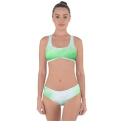 Ombre Criss Cross Bikini Set by ValentinaDesign