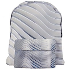 Aqua Building Wave Giant Full Print Backpack by Celenk