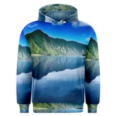 Mountain Water Landscape Nature Men s Overhead Hoodie by Celenk