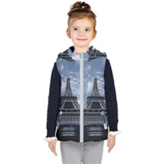 Eiffel Tower France Landmark Kid s Puffer Vest by Celenk