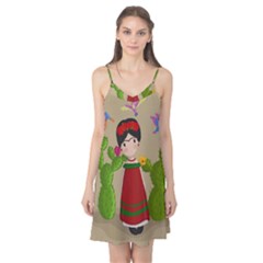 Frida Kahlo Doll Camis Nightgown by Valentinaart