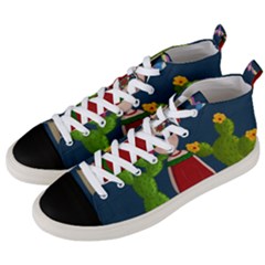 Frida Kahlo Doll Men s Mid-top Canvas Sneakers by Valentinaart