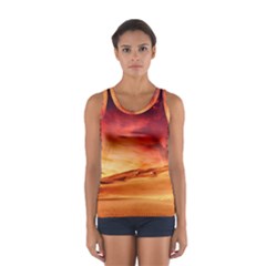 Desert Sand Dune Landscape Nature Sport Tank Top  by Celenk