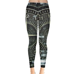 Time Machine Science Fiction Future Leggings  by Celenk
