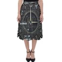 Time Machine Science Fiction Future Folding Skater Skirt View1