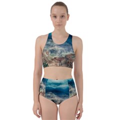 Canyon Mountain Landscape Nature Racer Back Bikini Set by Celenk