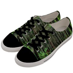 Forest Woods Nature Landscape Tree Men s Low Top Canvas Sneakers by Celenk