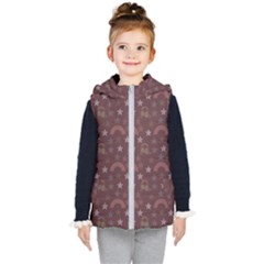 Music Stars Brown Kid s Puffer Vest by snowwhitegirl