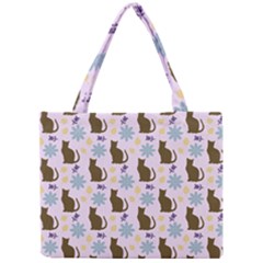 Outside Brown Cats Mini Tote Bag by snowwhitegirl