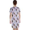 Outside Brown Cats Short Sleeve Nightdress View2