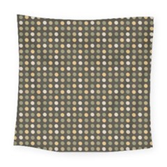 Grey Beige Eggs On Dark Grey Square Tapestry (large)