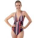 Boy Halter Cut-Out One Piece Swimsuit View1