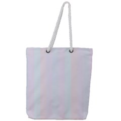 Albino Pinks Full Print Rope Handle Tote (large)