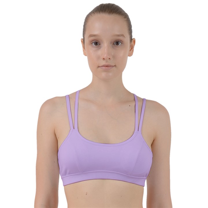 Lilac Morning Line Them Up Sports Bra