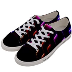 Mode Background Abstract Texture Women s Low Top Canvas Sneakers