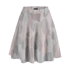 Pattern Mosaic Form Geometric High Waist Skirt