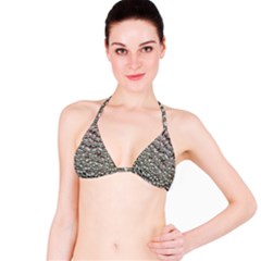 Droplets Pane Drops Of Water Bikini Top