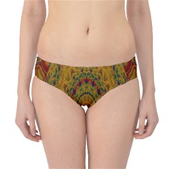 India Mystic Background Ornamental Hipster Bikini Bottoms