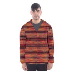 Colorful Abstract Background Strands Hooded Wind Breaker (men)