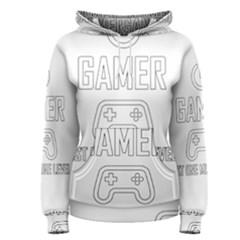 Gamer Women s Pullover Hoodie by Valentinaart