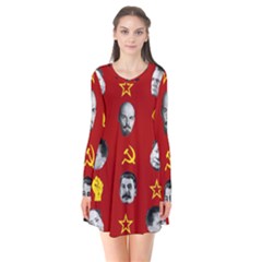 Communist Leaders Flare Dress by Valentinaart