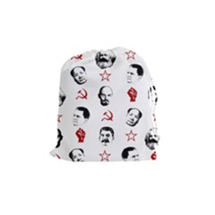 Communist Leaders Drawstring Pouches (medium)  by Valentinaart