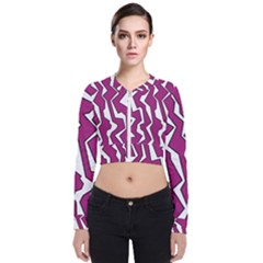Electric Pink Polynoise Bomber Jacket by jumpercat