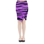 Purple Tentacles Midi Wrap Pencil Skirt