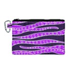 Purple Tentacles Canvas Cosmetic Bag (Medium)