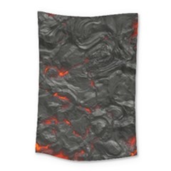 Rock Volcanic Hot Lava Burn Boil Small Tapestry