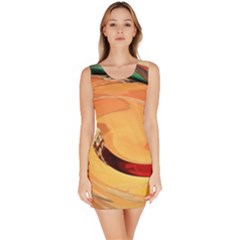 Spiral Abstract Colorful Edited Bodycon Dress