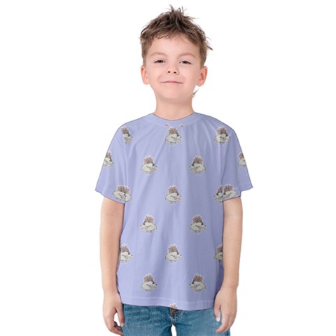 Monster Rats Hand Draw Illustration Pattern Kids  Cotton Tee by dflcprints