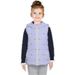 Monster Rats Hand Draw Illustration Pattern Kid s Puffer Vest