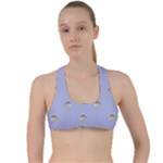 Monster Rats Hand Draw Illustration Pattern Criss Cross Racerback Sports Bra