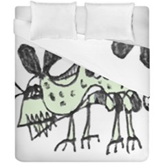 Monster Rat Pencil Drawing Illustration Duvet Cover Double Side (california King Size) by dflcprints