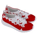 Heart Shape Background Love Women s Lightweight Sports Shoes View3