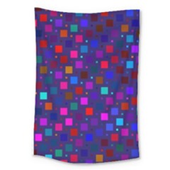 Squares Square Background Abstract Large Tapestry