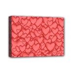 Background Hearts Love Mini Canvas 7  x 5 