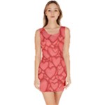 Background Hearts Love Bodycon Dress