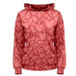 Background Hearts Love Women s Pullover Hoodie