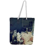 Abandonded Dollhouse Full Print Rope Handle Tote (Large)