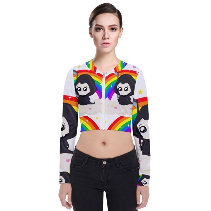 Cute Grim Reaper Bomber Jacket